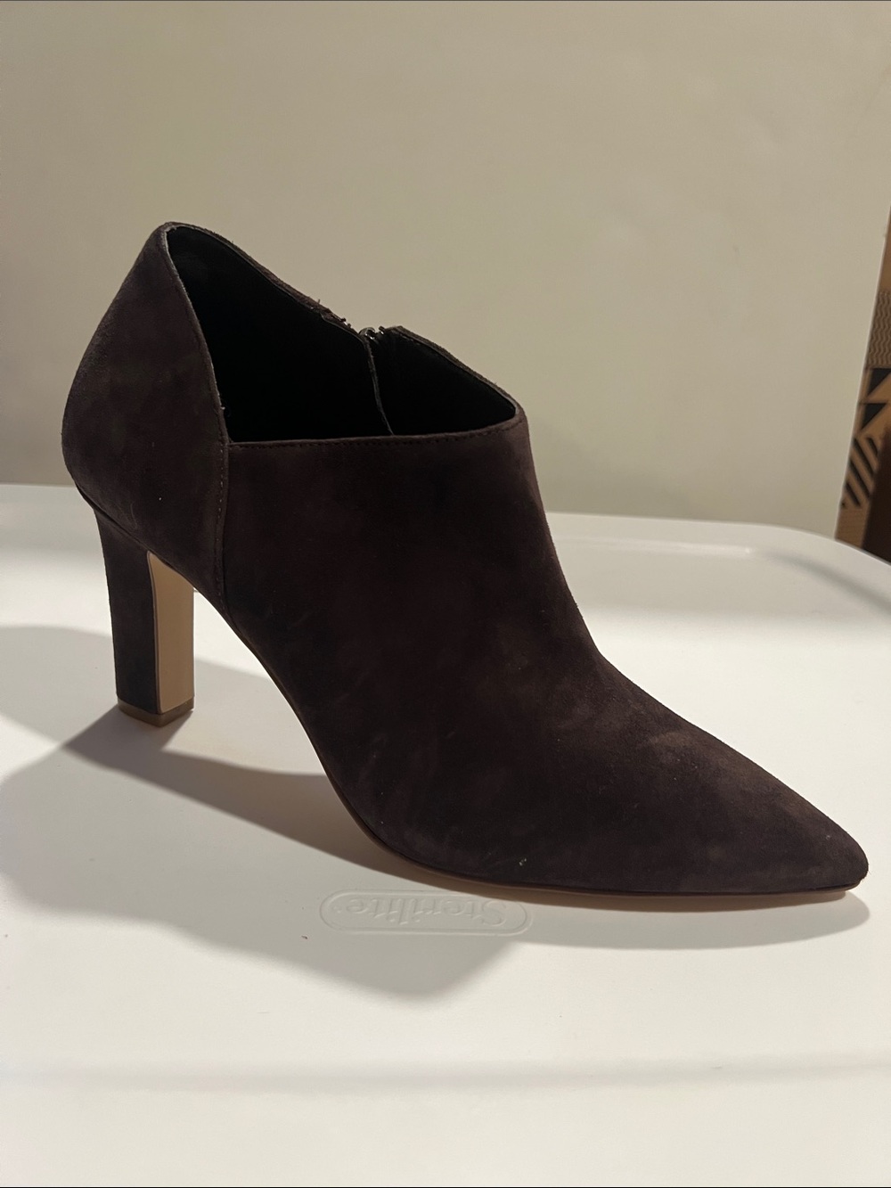 Cole Haan Brown Suede Bootie size 10